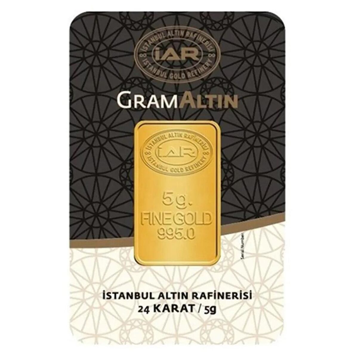 5 Gram 24 Ayar Külçe Altın Ziynet Gold