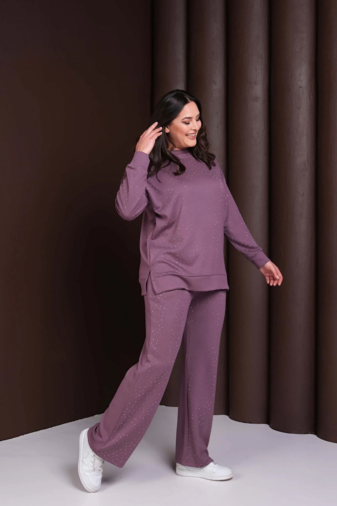 Önü Taş Baskılı Alt-Üst Takım