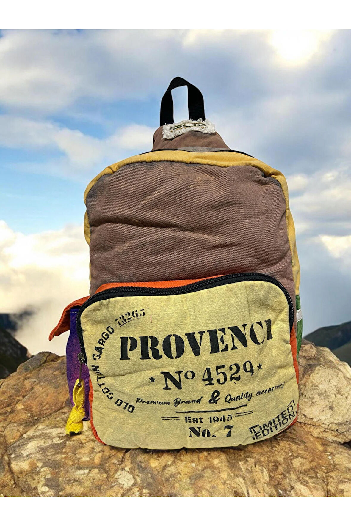 Kaliteli Laptop Bölmeli Vintage Disayn Sırt Gezi Çantası New Minola 25 Cm X 36 Cm