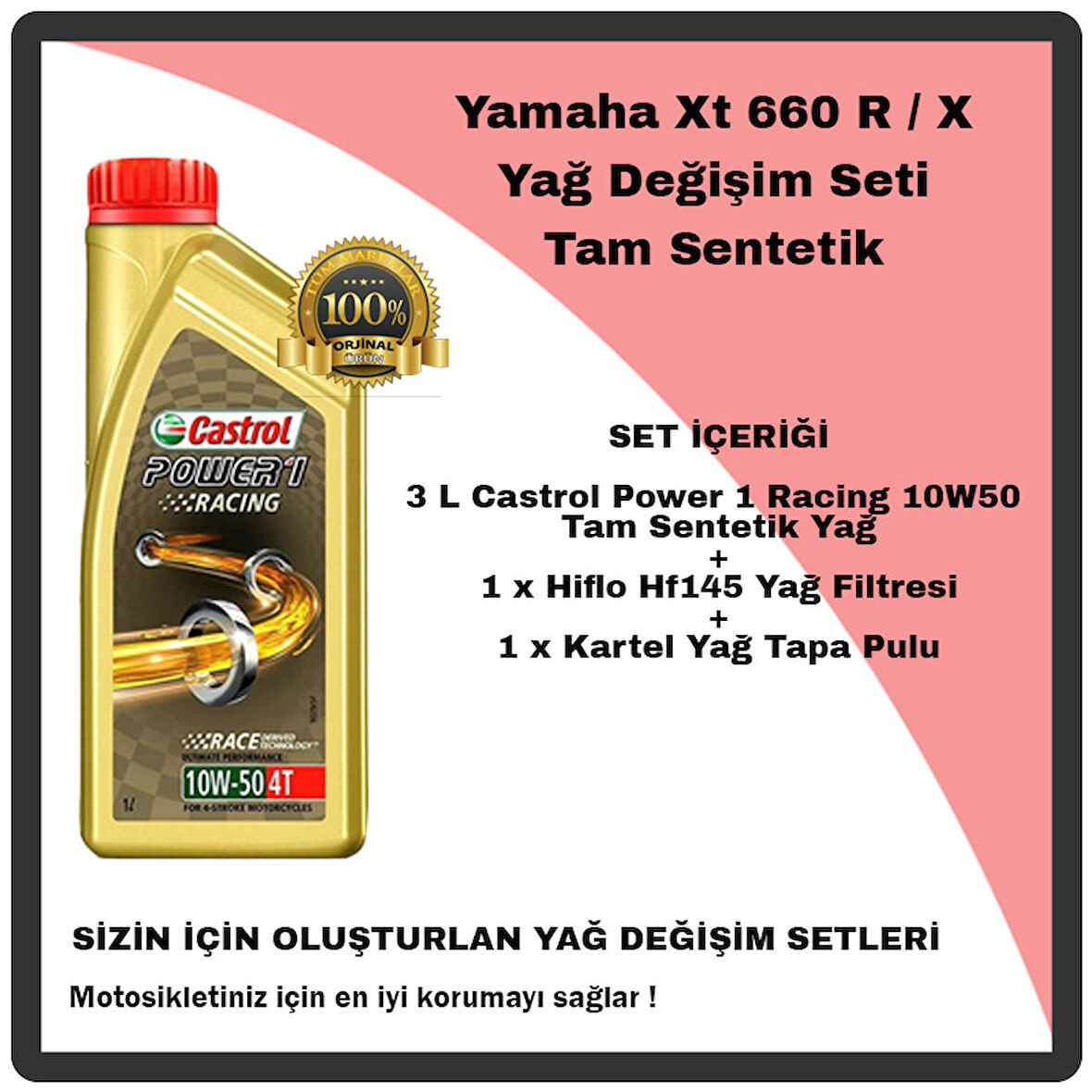 Mag Yamaha Xt 660 R / X Yağ Değişim Seti Tam Sentetik