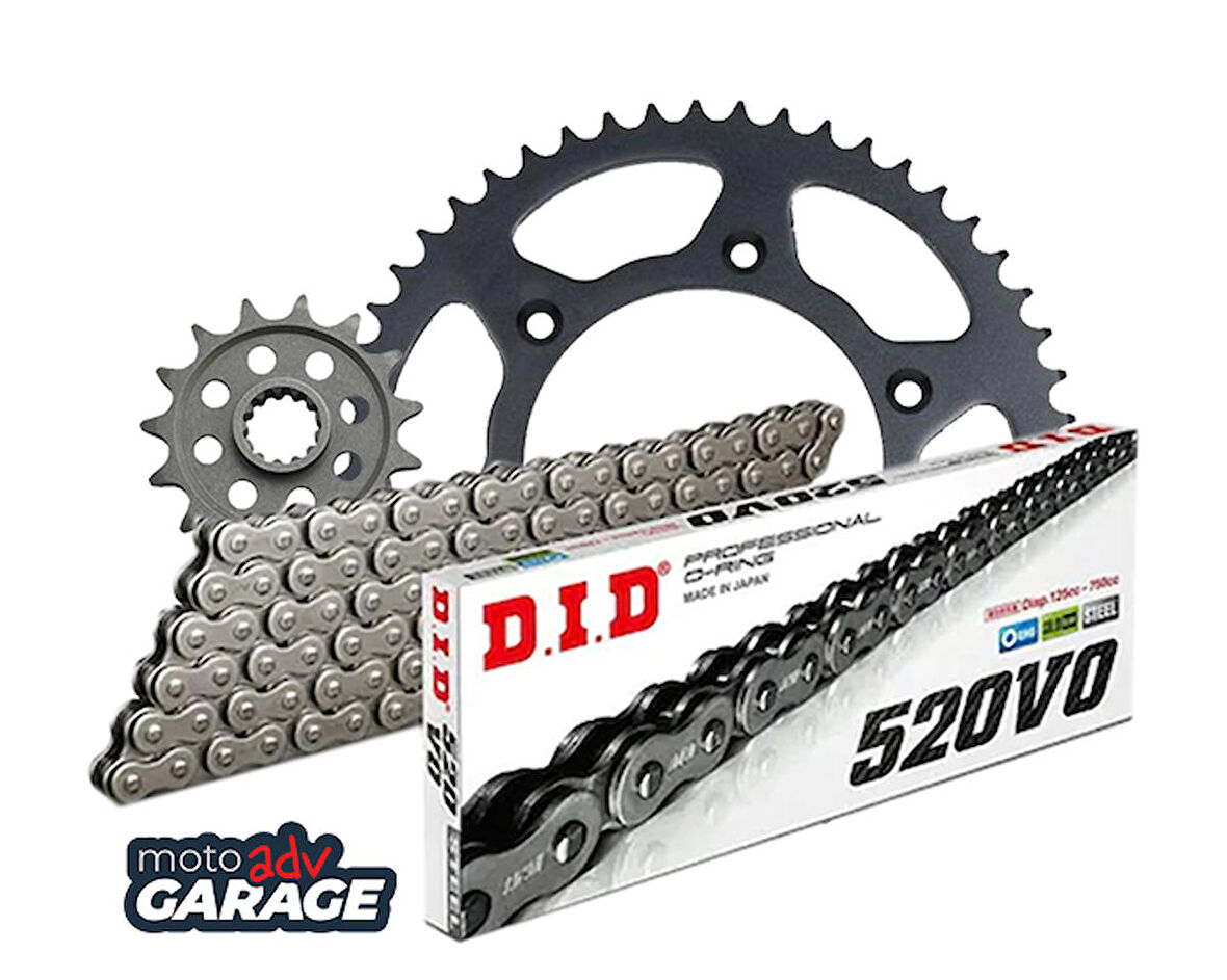 D.I.D Honda Cb 250 R Zincir Dişli Seti O-Ringli 14-36T/108L 