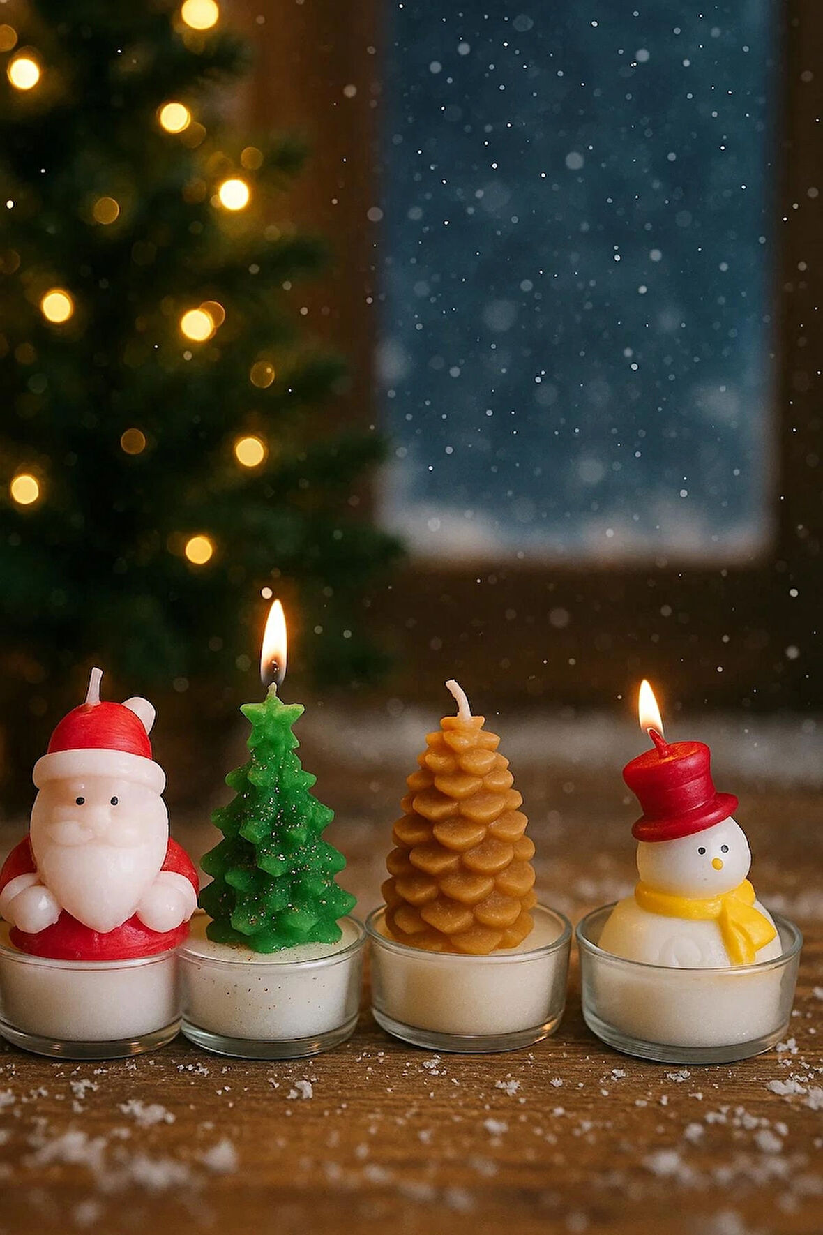 Yılbaşı Özel Tasarım Mum