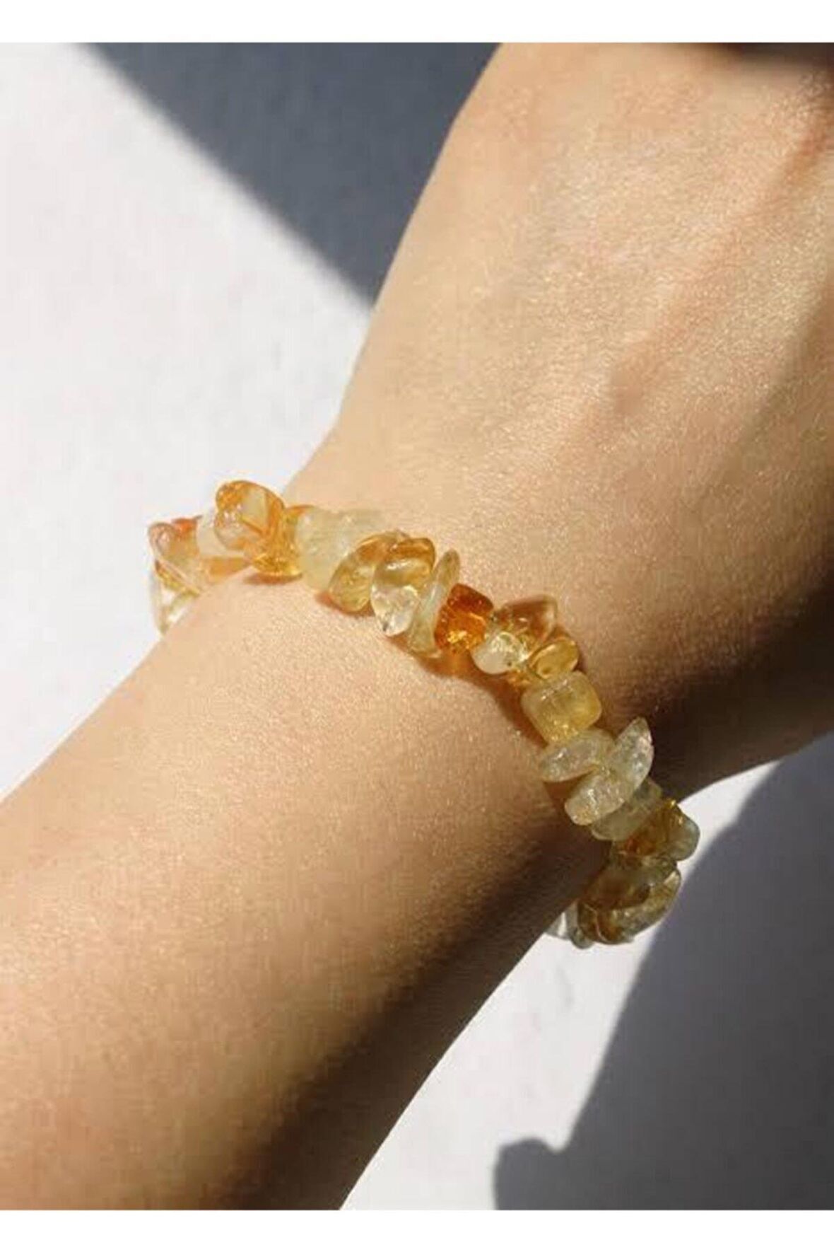 Kristal Kuvars Kırık Doğal Taş Bileklik