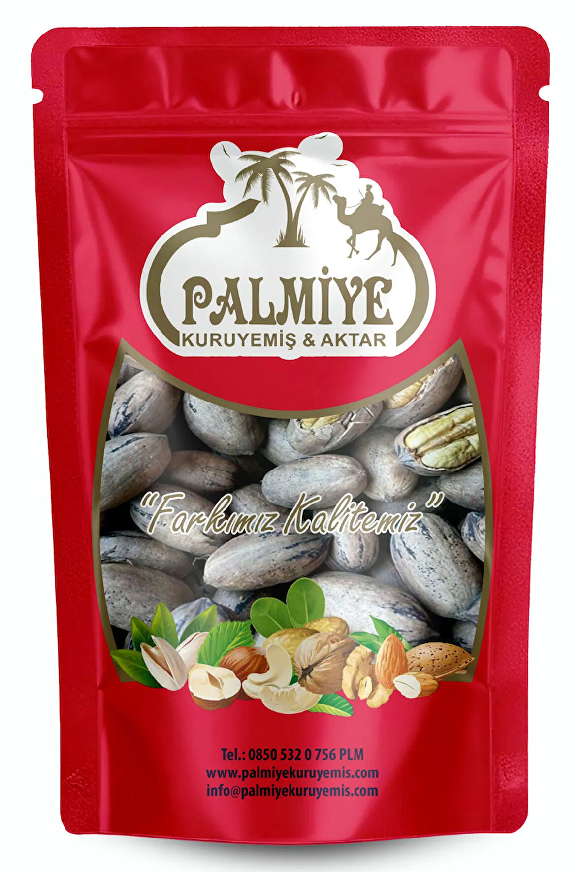 Kabuklu Pikan Cevizi 1 KG Palmiye Kuruyemiş | Premium Kalite | Doğal & Taze | Özel Paket
