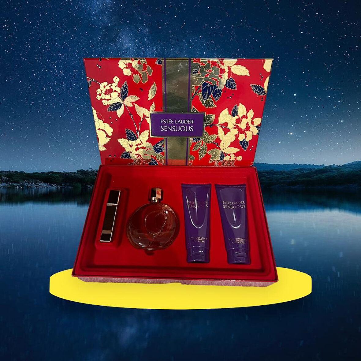 Estee Lauder Sensual 100 ml+15 ml edp +100 ml +100 ml vücut losyonu