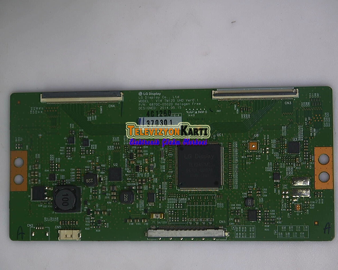 6870C-0502D, 6871L-3703Q, LG 55UB830V-ZG, T Con Board, LC550EQE-PGF2
