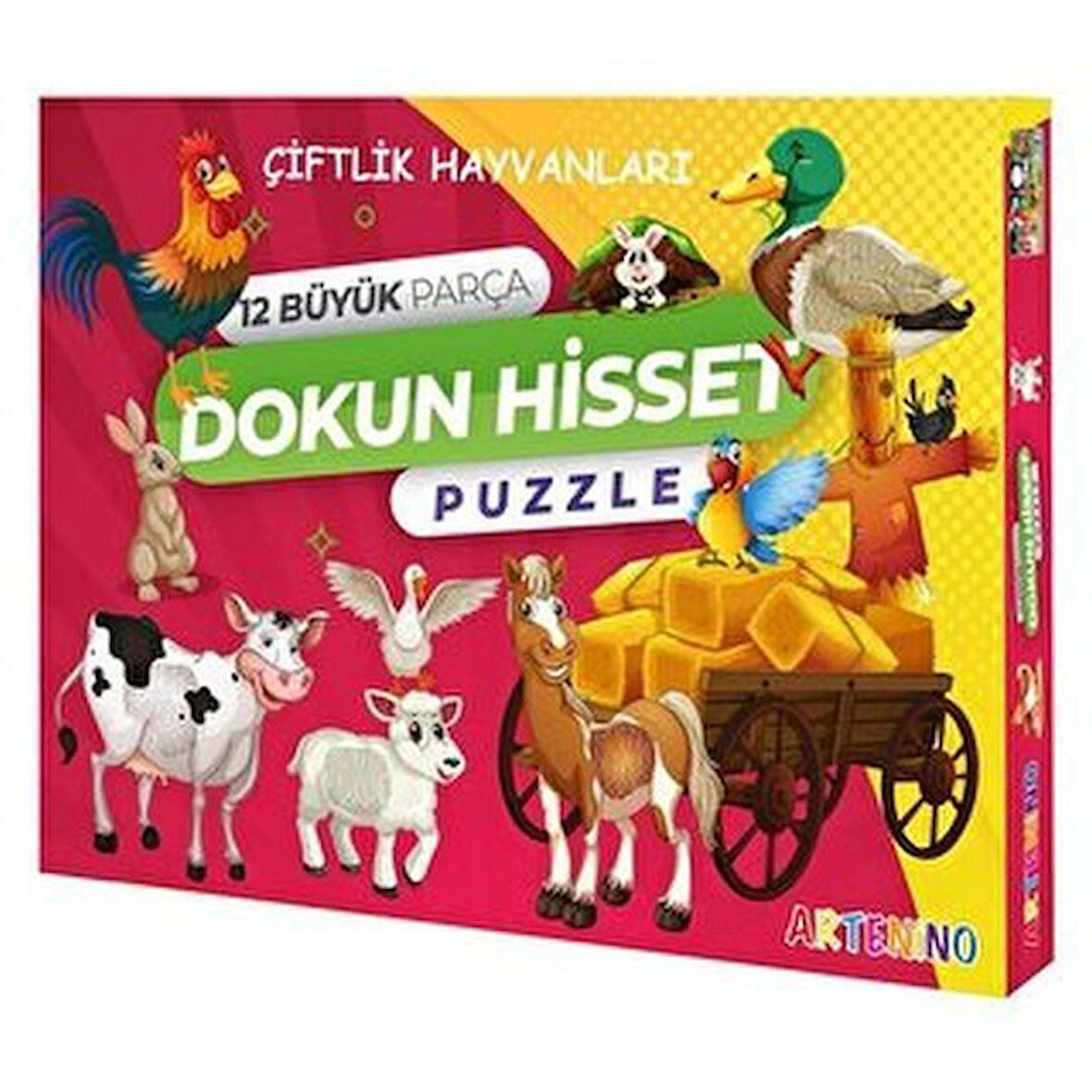 Çiftlik Hayvanları - Dokun Ve Hisset Puzzle  (4022)