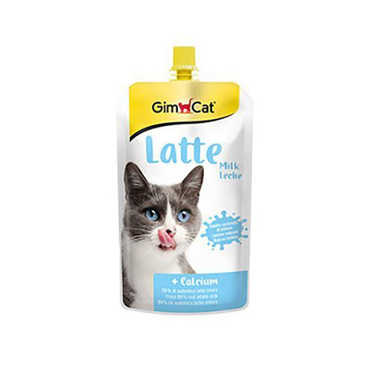 GimCat Milk Latte Calcium Sıvı Kedi Sütü 200 ml - Lisinya