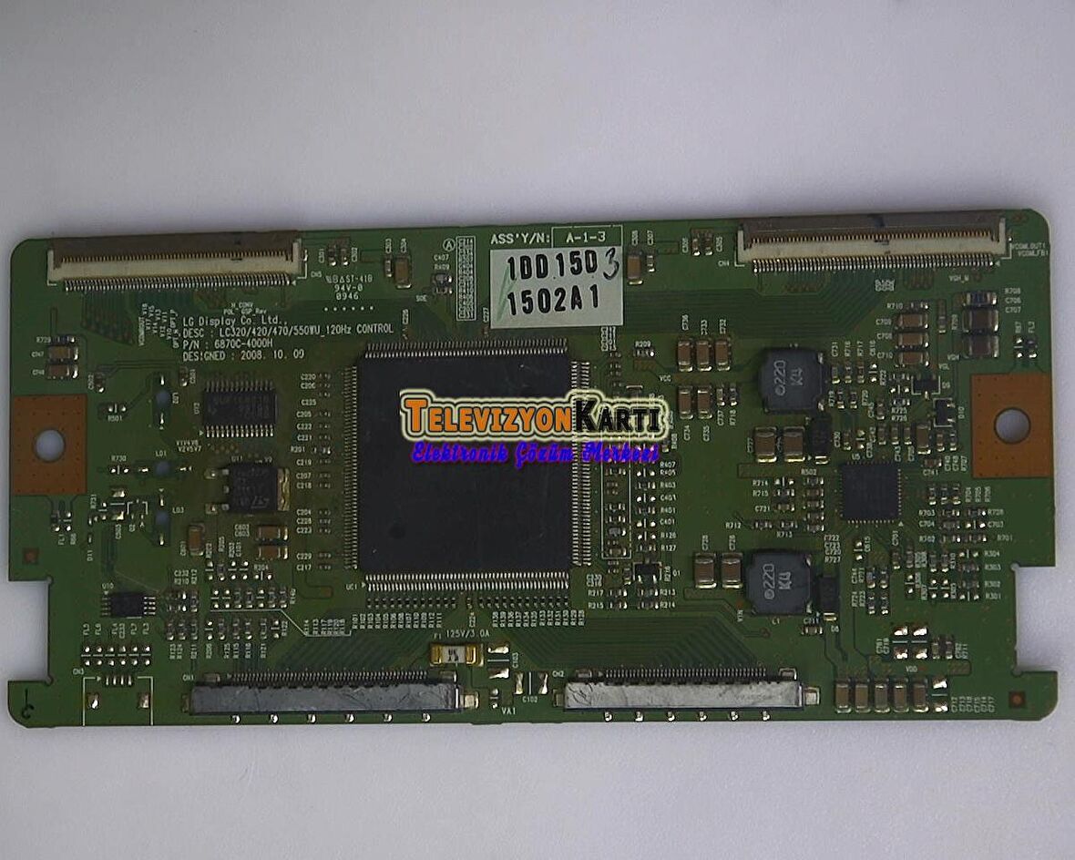 6870C-4000H, 6871L-1925A, LC320-420-550WU-120Hz CONTROL, T CON Board, LC420WUF-SBN1