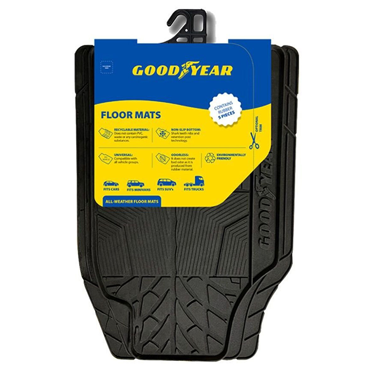 Goodyear Üniversal 3D Havuzlu Oto Paspas