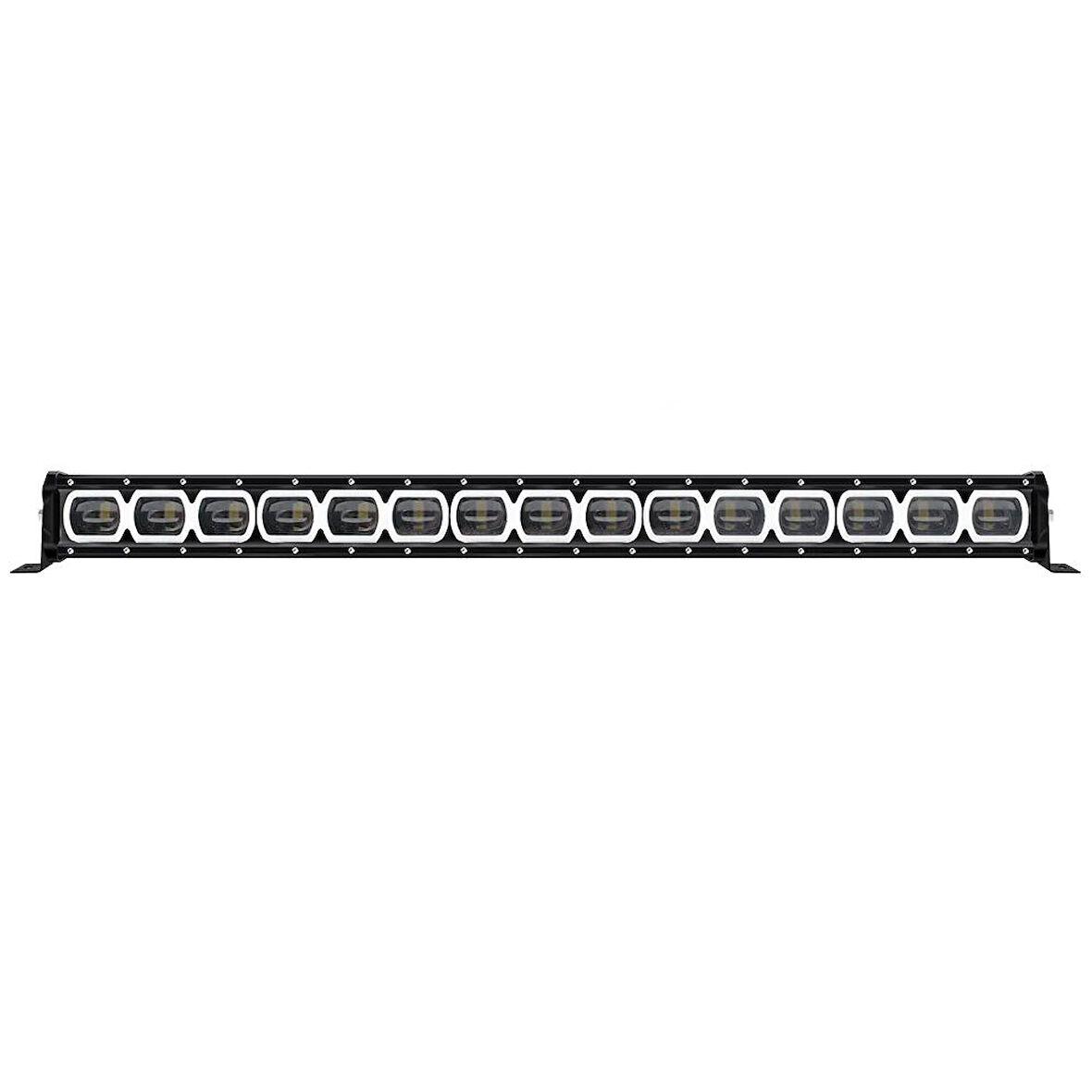 Beyaz Sarı Mavi Angel Led Bar Tepe Off Road Çalışma Lambası 15 Led 12-24V 86cm
