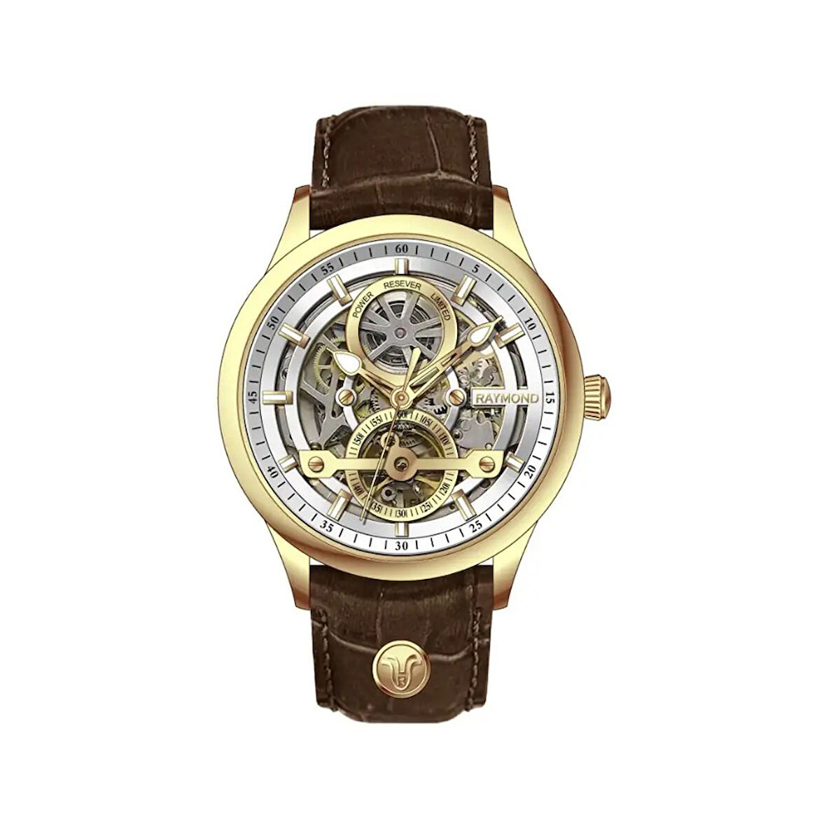 RAYMOND ERKEK KOL SAATİ RYM-280267-GOLD-BRW-W