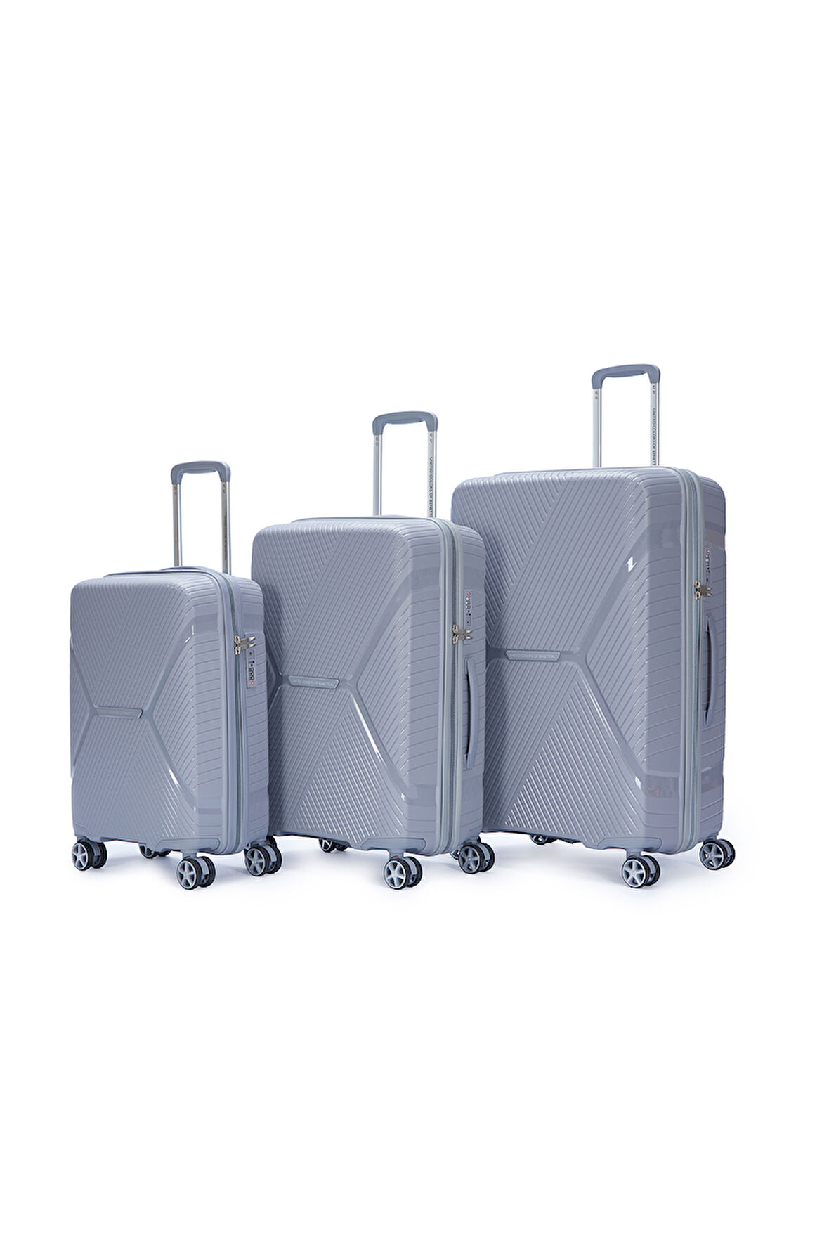 14BNT3000 Polipropilen 3 lü Valiz Seti