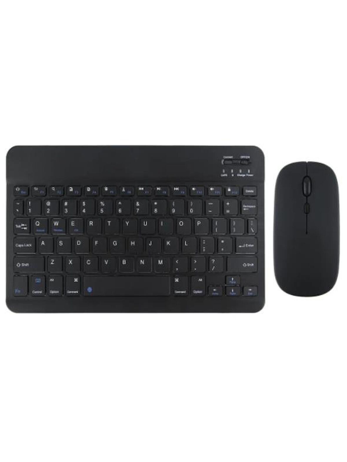 Hegitech T-10 10.1" Uyumlu Kablosuz Bluetooth Şarj Edilebilir Mini Q Klavye Mouse Seti