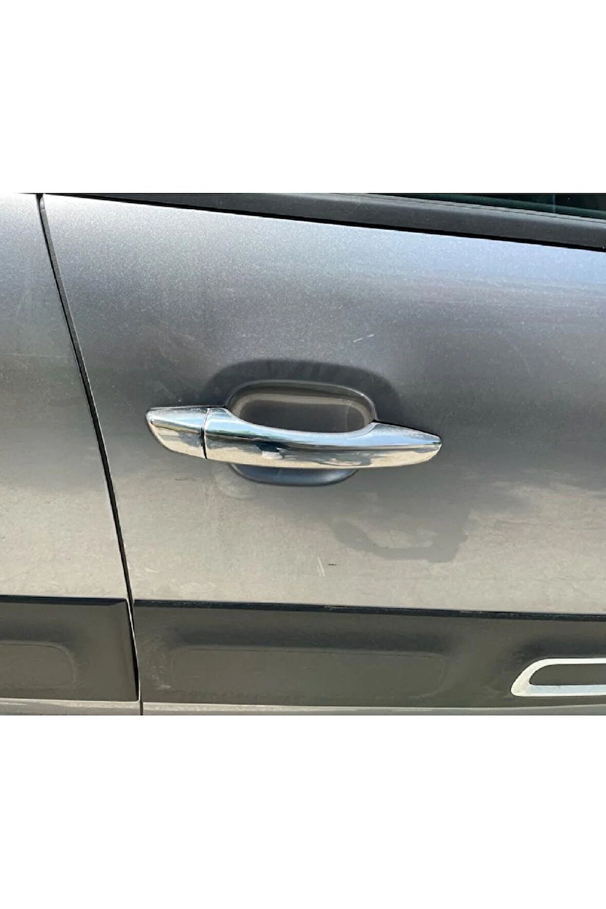 Citroen C3 Krom Kapı Kolu 4 Kapı 2017> Paslanmaz Çelik