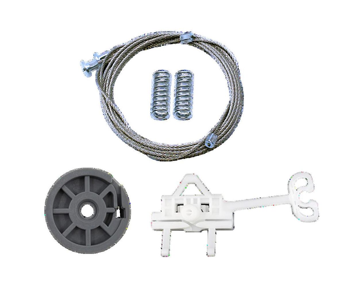 Kayoto Citroen Nemo 2008-2017 Cam Kriko Teli Tamir Takımı Ön Sol KY27293C