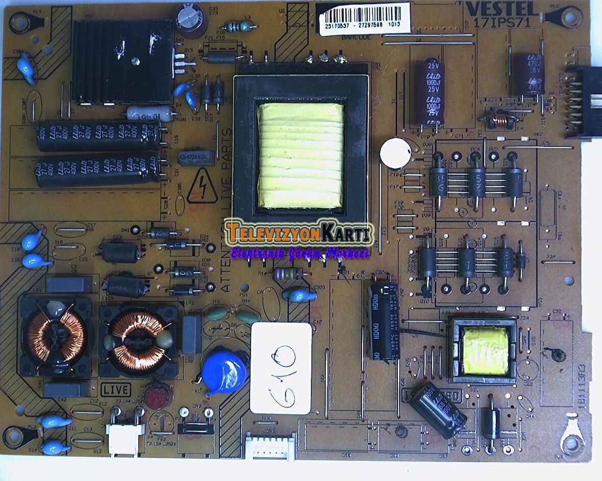 17IPS71 23170537 VESTEL 32HA5110 POWER BOARD