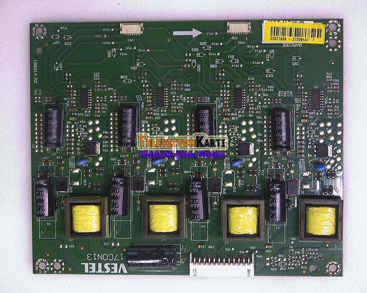 17CON13, 23191102, 190214 R2, LED Driver, Inverter Board, Vestel, VES650UDEA-2D-S01, VES650UDEA-3D-S01, 23229828, VESTEL SMART 65FA7500 65 LED TV