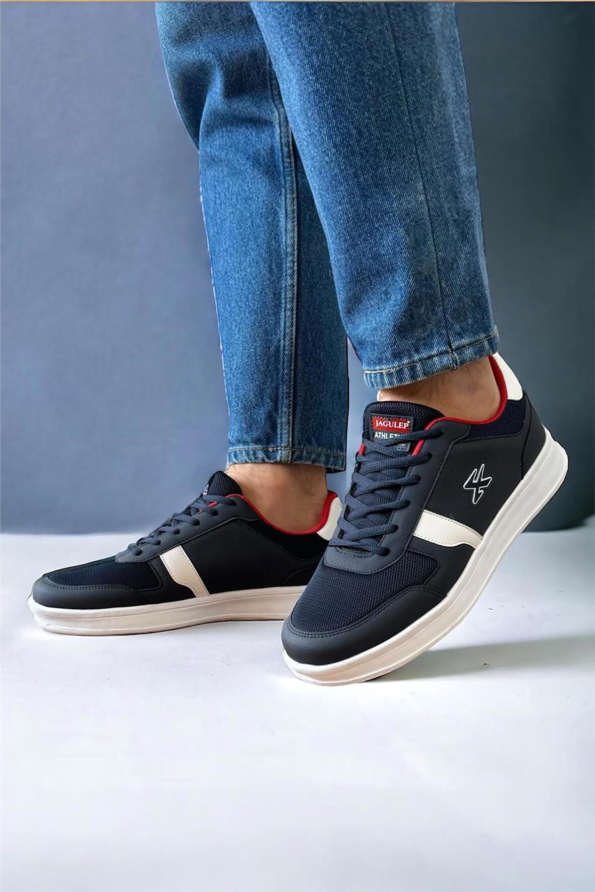 Erkek Günlük Sneaker Rahat Spor Ayakkabı LACİVERT