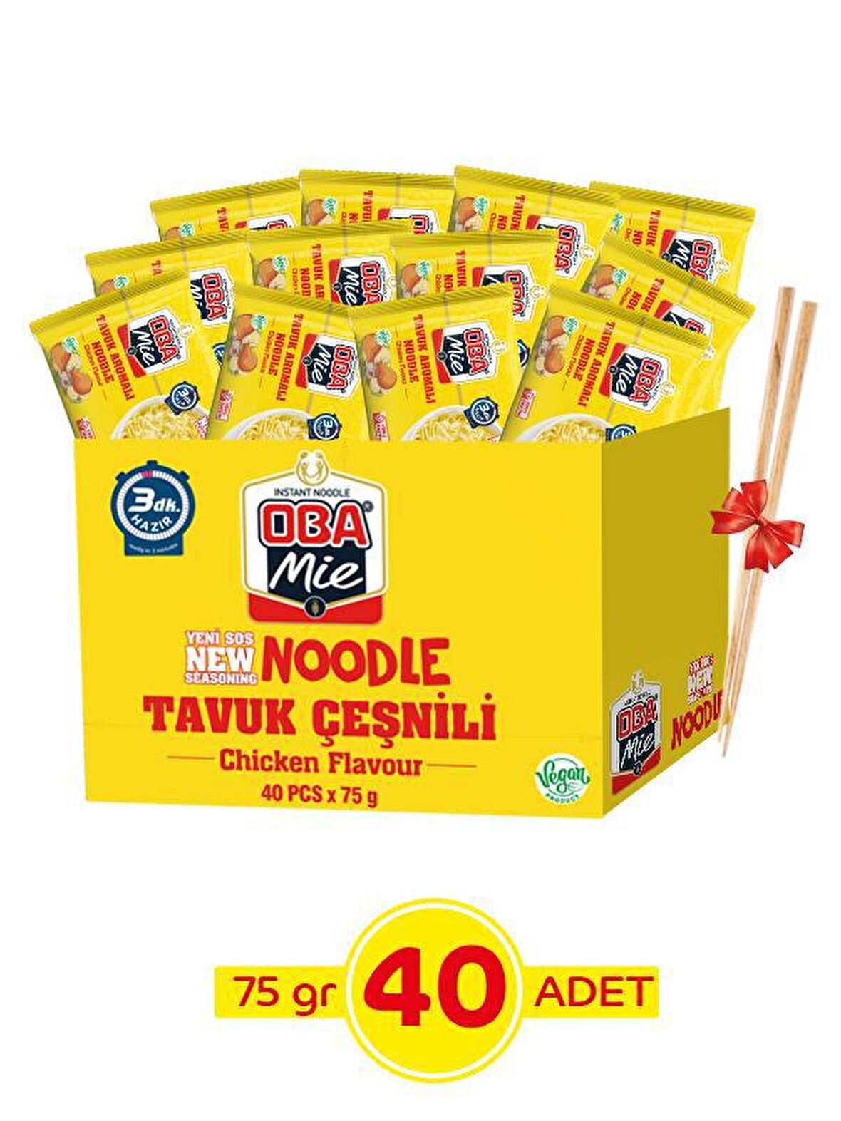 Oba Mie Tavuklu Noodle 40'lı