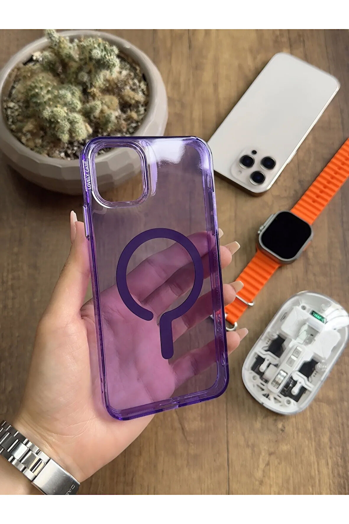 iPhone 11 Pro Max MagSafe Uyumlu Silikon Kılıf Soocase661