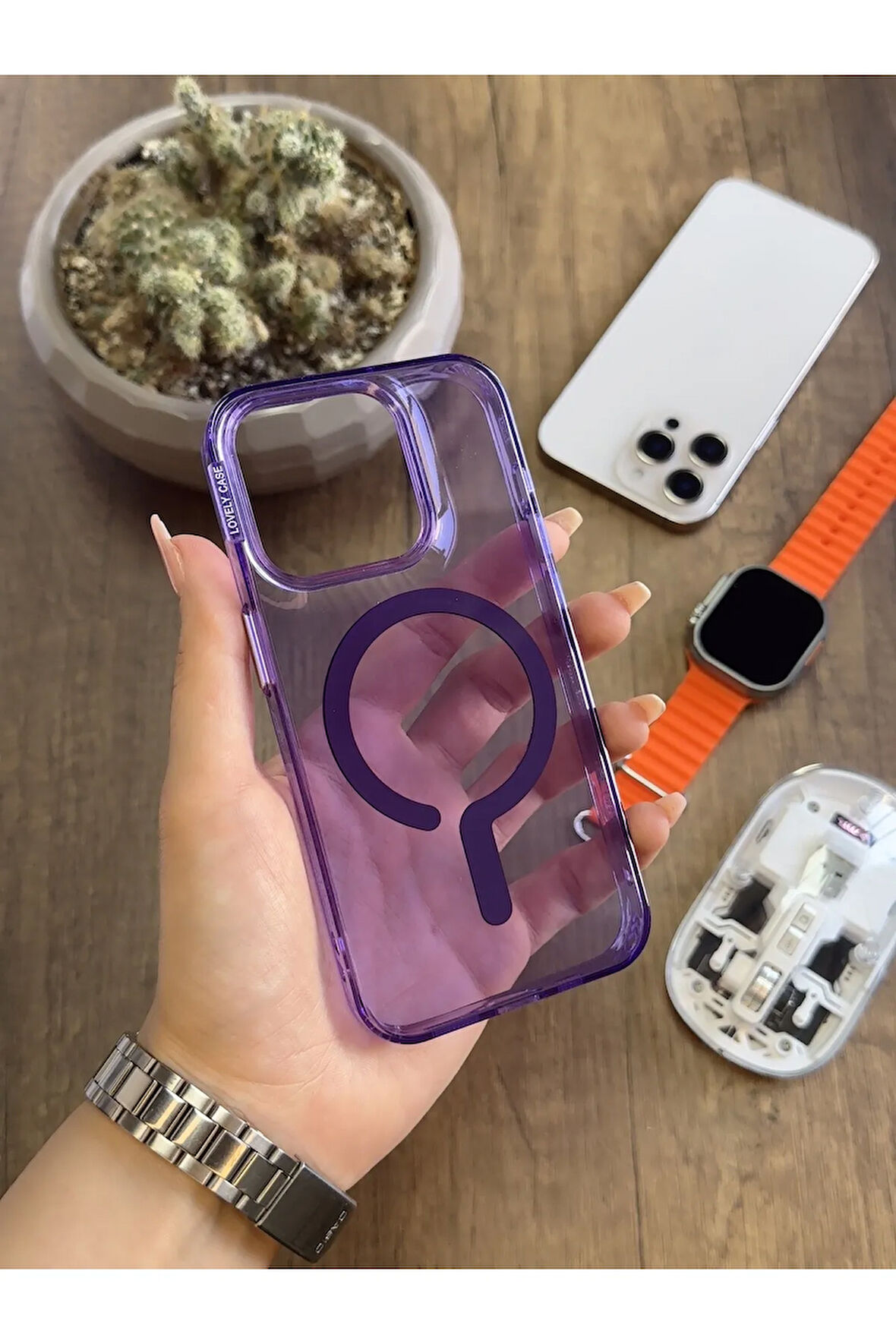 iPhone 15 Pro MagSafe Uyumlu Silikon Kılıf Soocase661