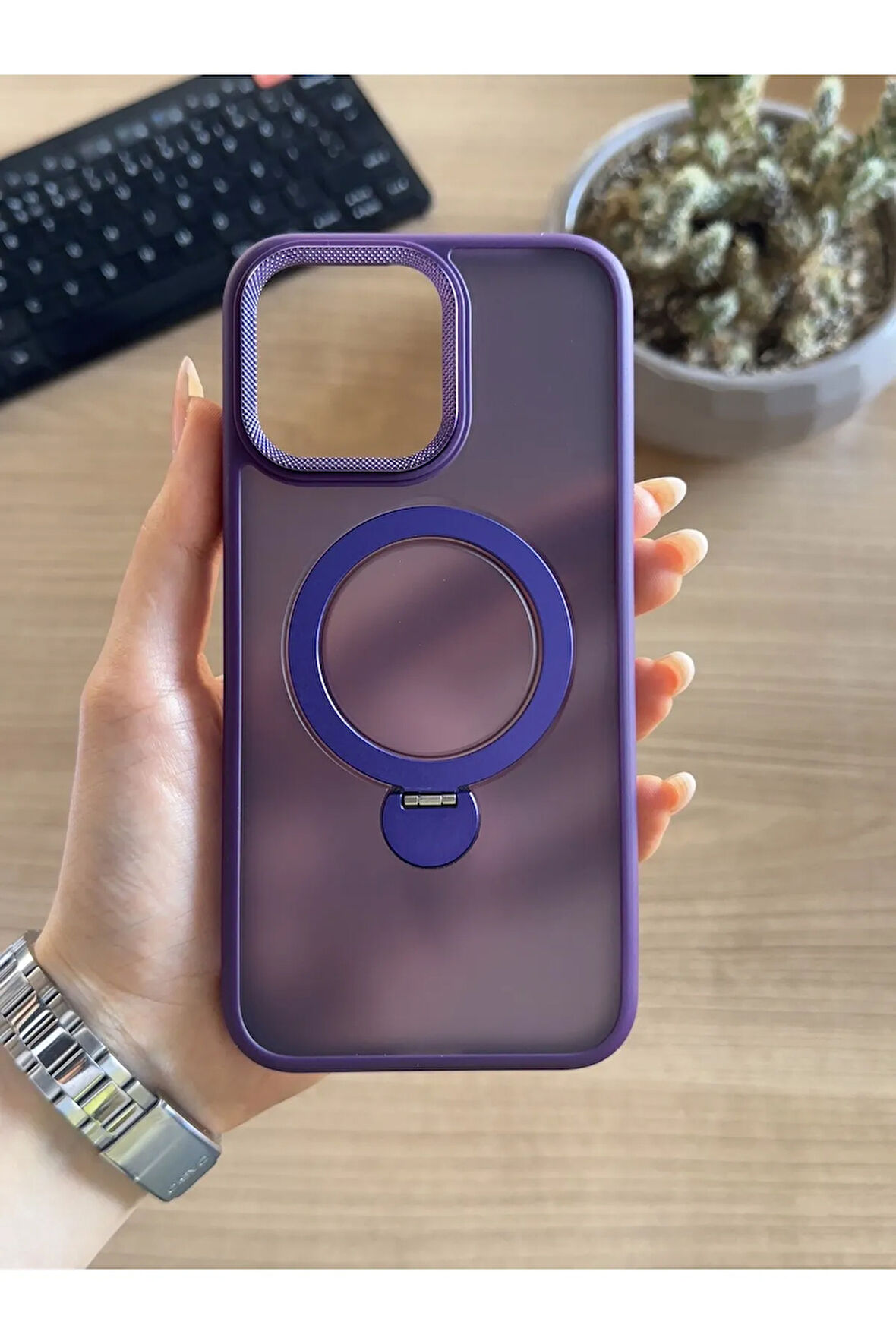 iPhone 13 Pro Max Standlı Ve MagSafe Kılıf Soocase622