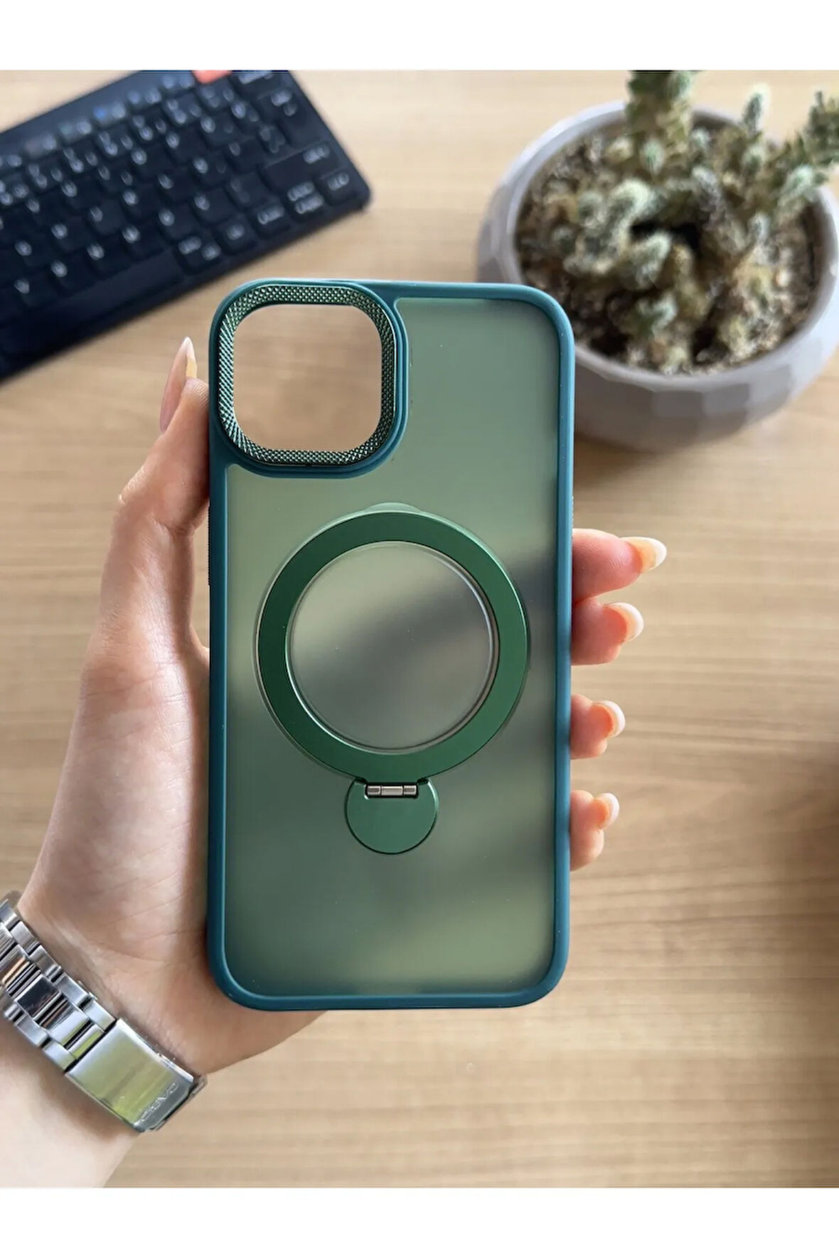 iPhone 13/14 Standlı Ve MagSafe Kılıf Soocase622