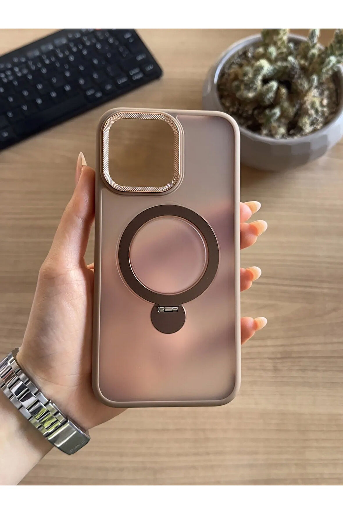 iPhone 14 Pro Max Standlı Ve MagSafe Kılıf Soocase622