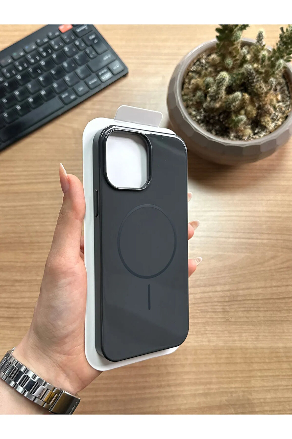 iPhone 14 Pro Max Animasyonlu Stylus Silikon Kılıf