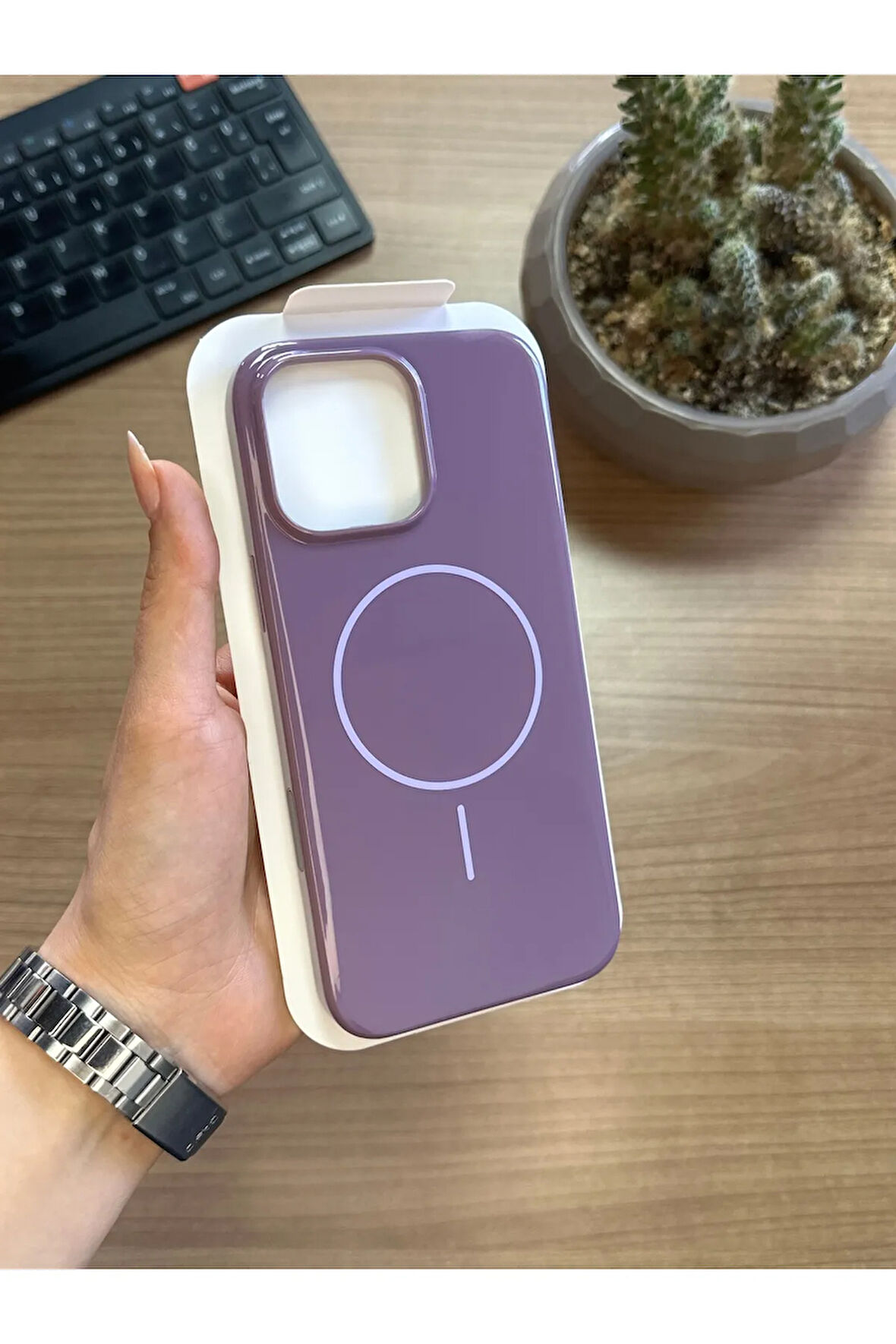 iPhone 16 Pro Max Animasyonlu Stylus Silikon Kılıf