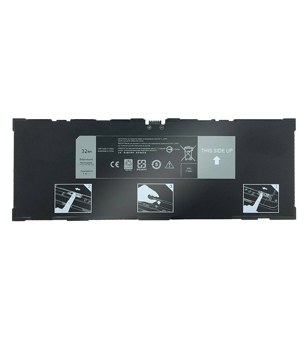 Dell 0XMFY3 Tablet ile uyumlu Notebook Batarya Laptop Pil