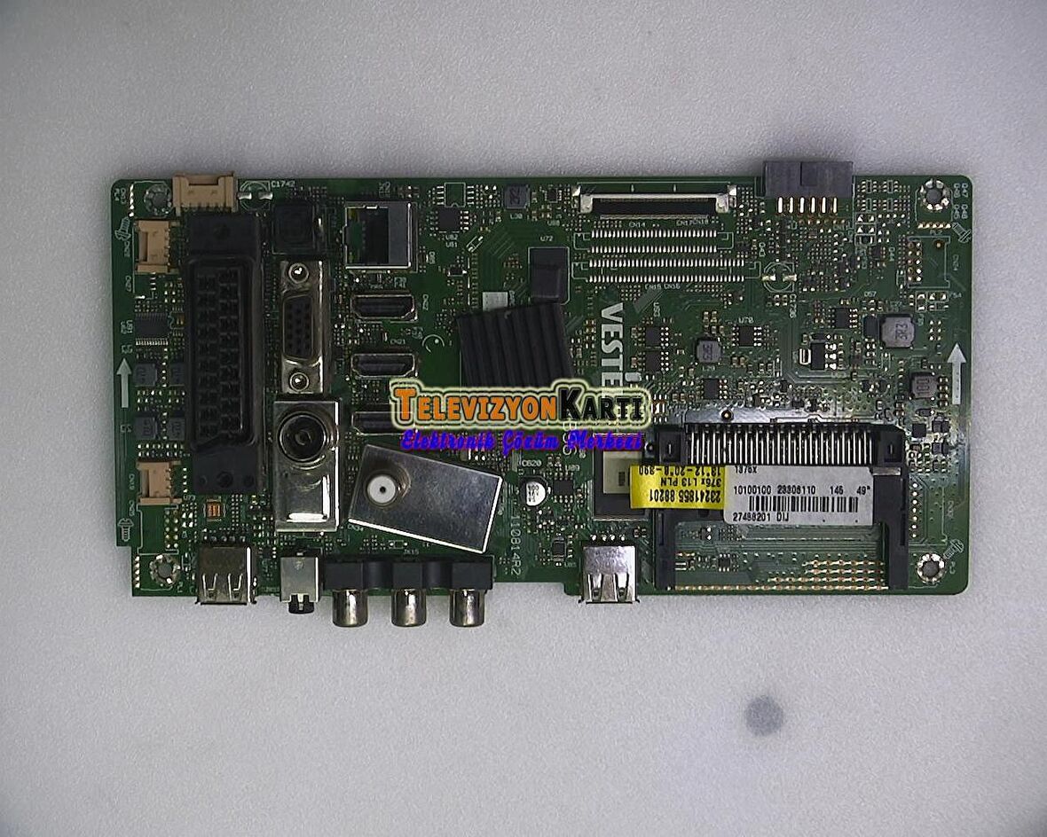 17MB96, 23306110, 23241855, Vestel 49FA7000, Main Board, Ana Kart, VES490UNDL-2D