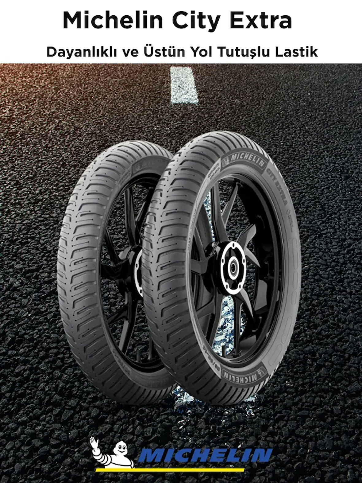 2.75-18 ve 90/90-18 Michelin City Extra Takım Lastikleri