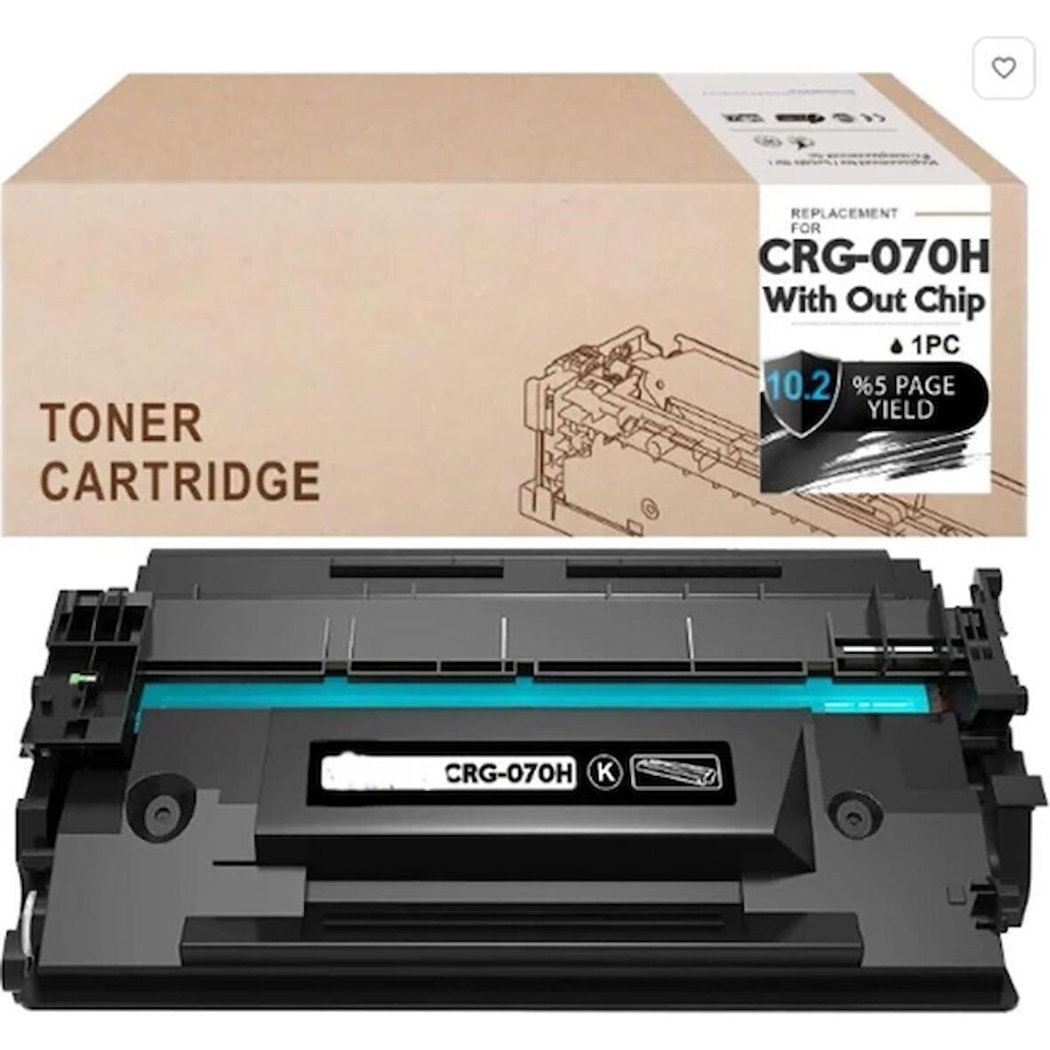 TECPRİNT Canon CRG-070H Muadil Toneri- Çipsiz