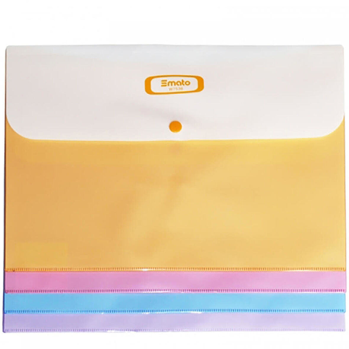 Smato Çıtçıtlı Evrak Zarfı Mat Pembe W7536-12-PKT