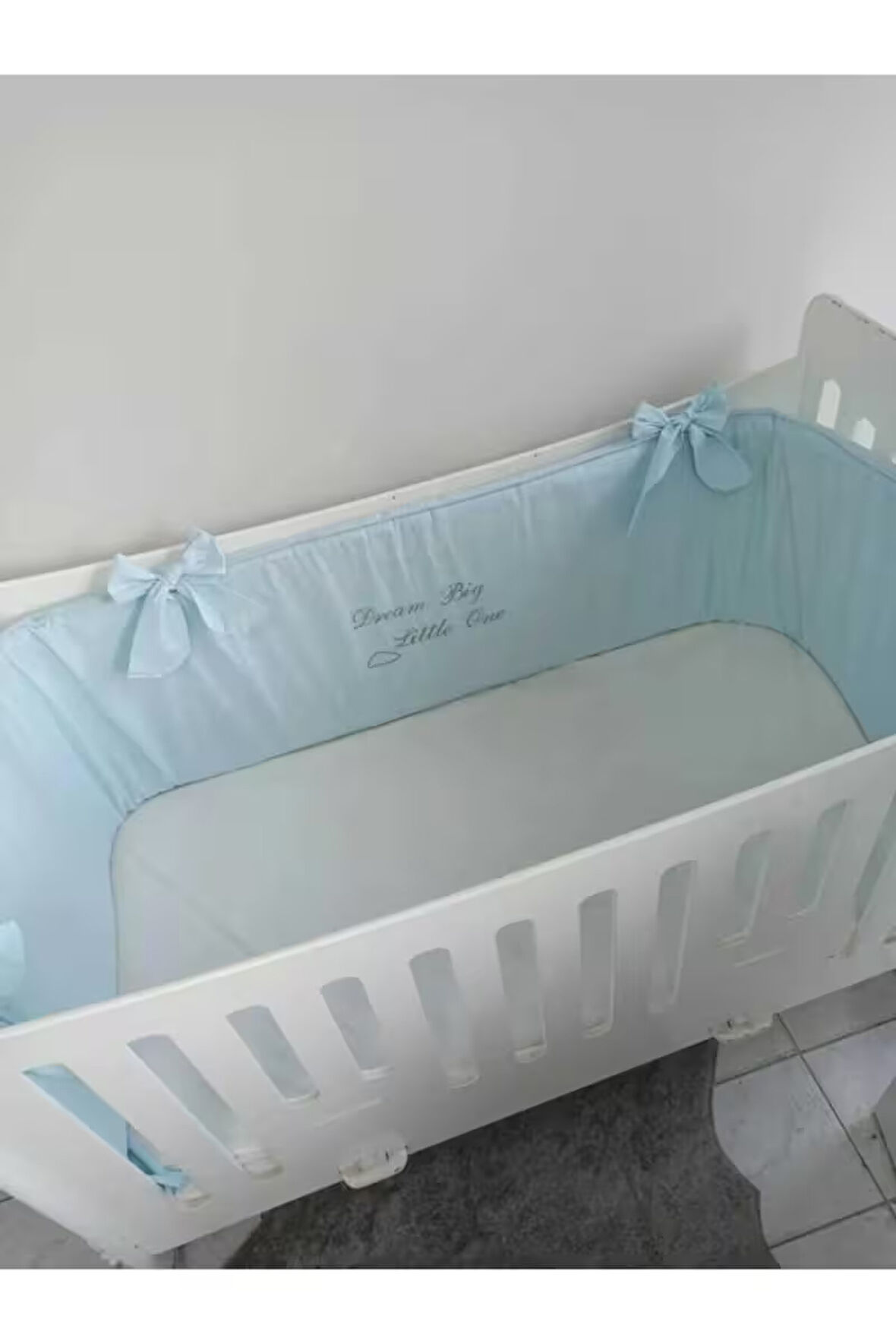  Ege Home Dream Big Little One Nakışlı Süngerli Beşik Yan Koruma 