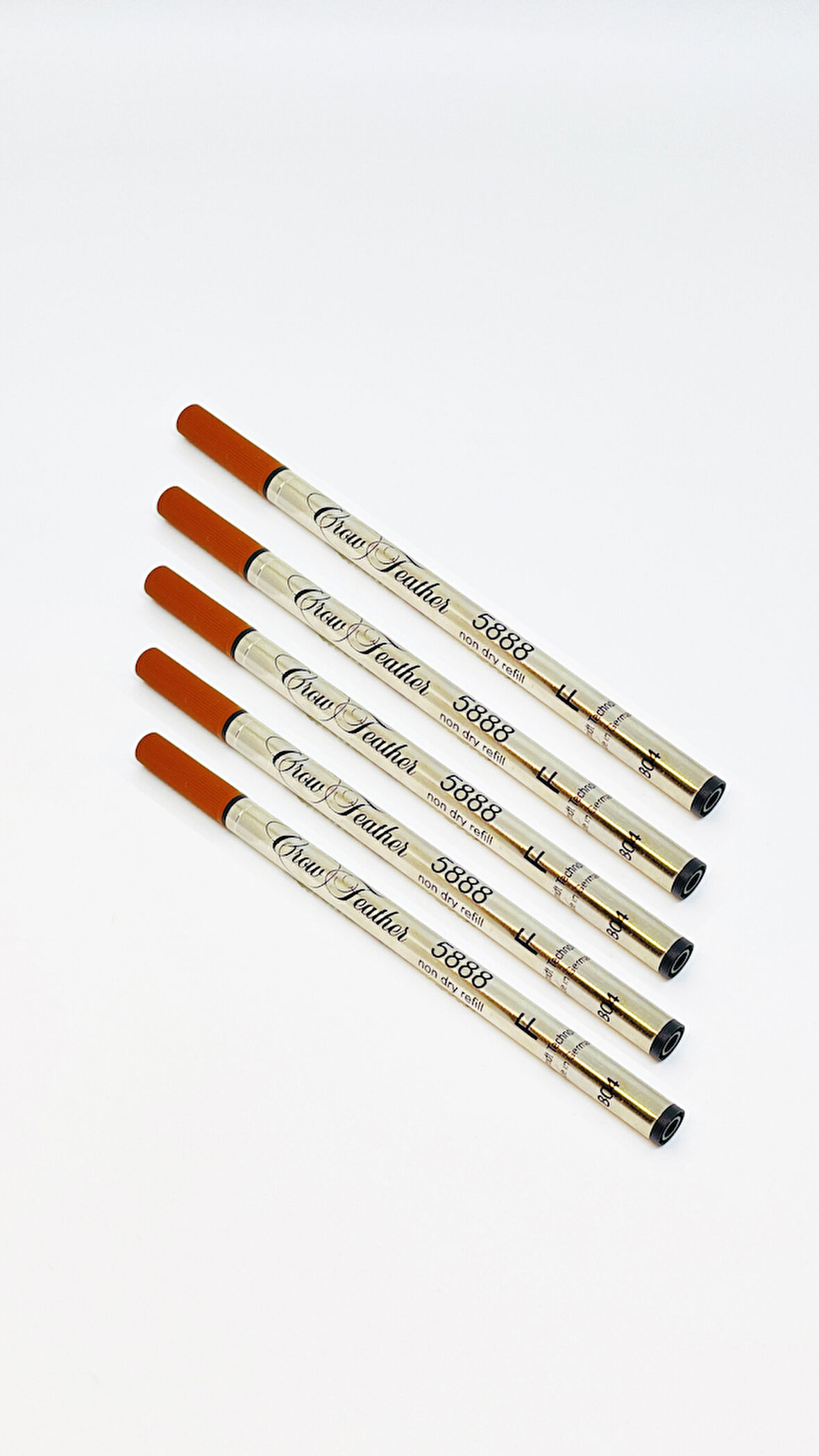 Crow Feather Siyah 5 li Roller Kalem Refili
