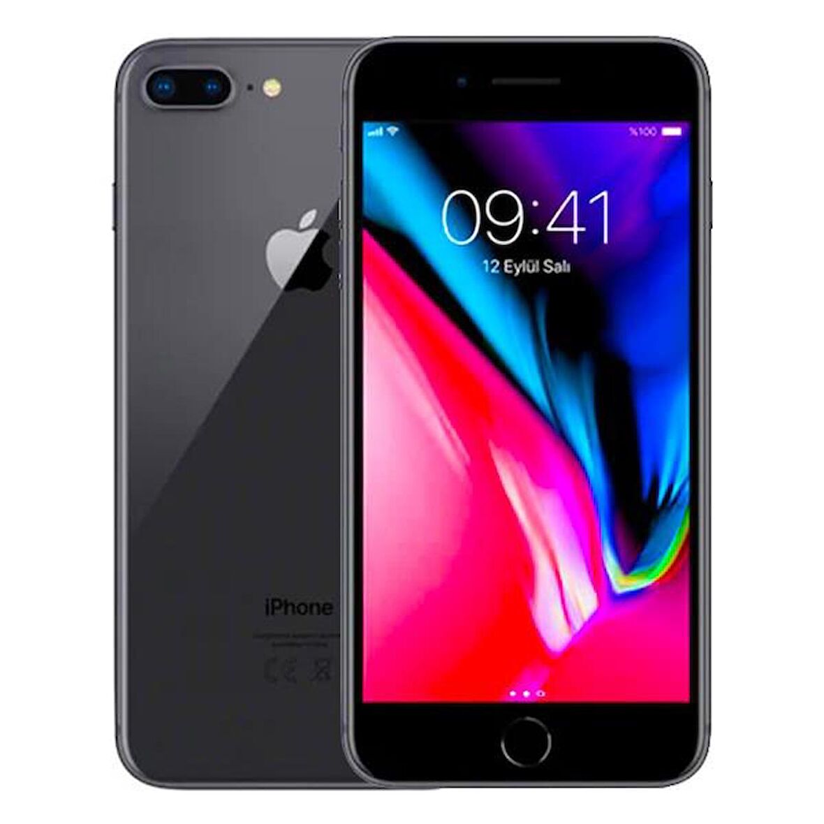 Apple iPhone 8 Plus Space Gray 64GB Yenilenmiş A Kalite (12 Ay Garantili)