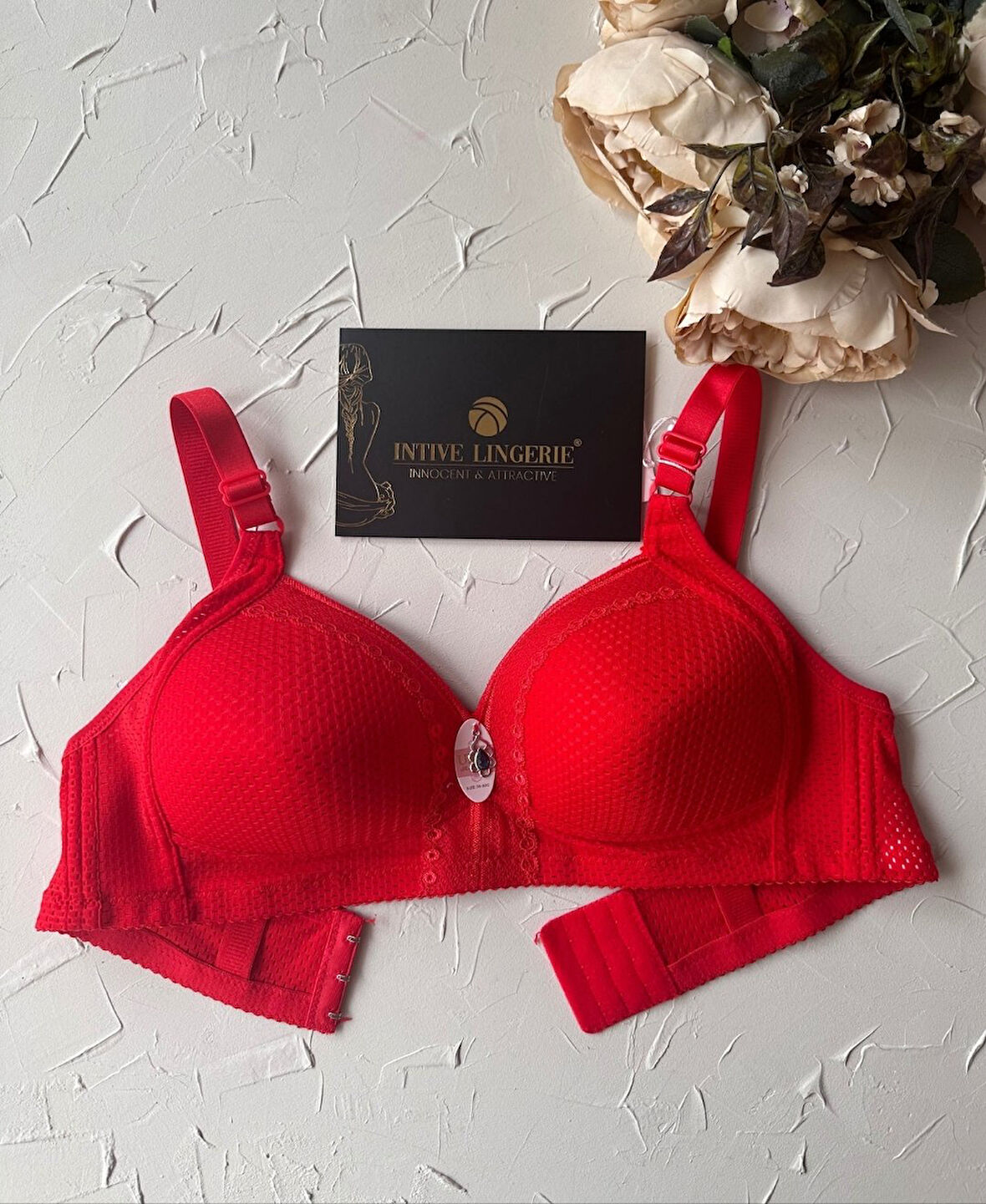 Maria Balensiz Delikli Nefes Alan Aksesuarlı Yandan Destekli Kalın Askılı C Cup Toparlayıcı Sütyen