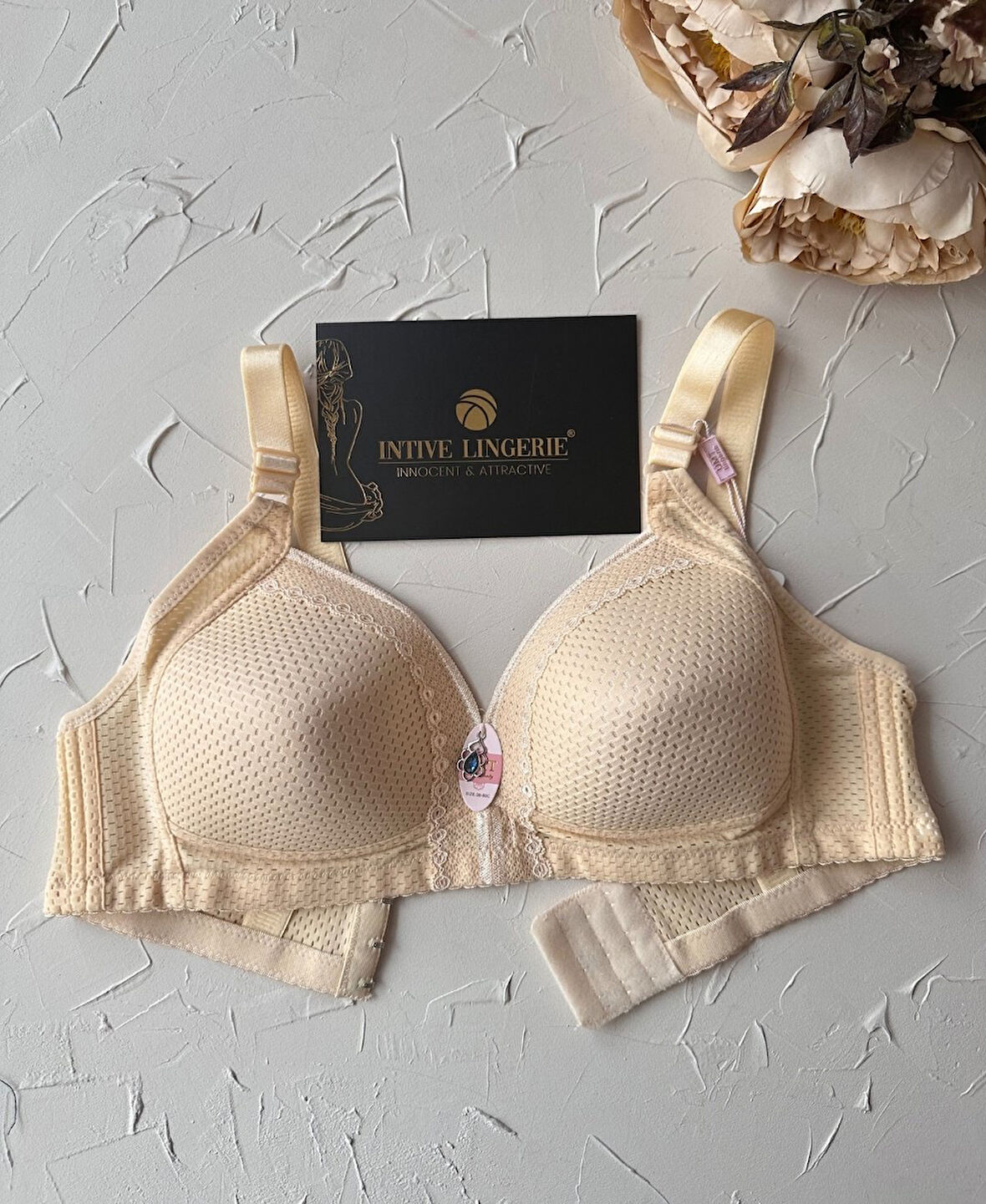 Maria Balensiz Delikli Nefes Alan Aksesuarlı Yandan Destekli Kalın Askılı C Cup Toparlayıcı Sütyen