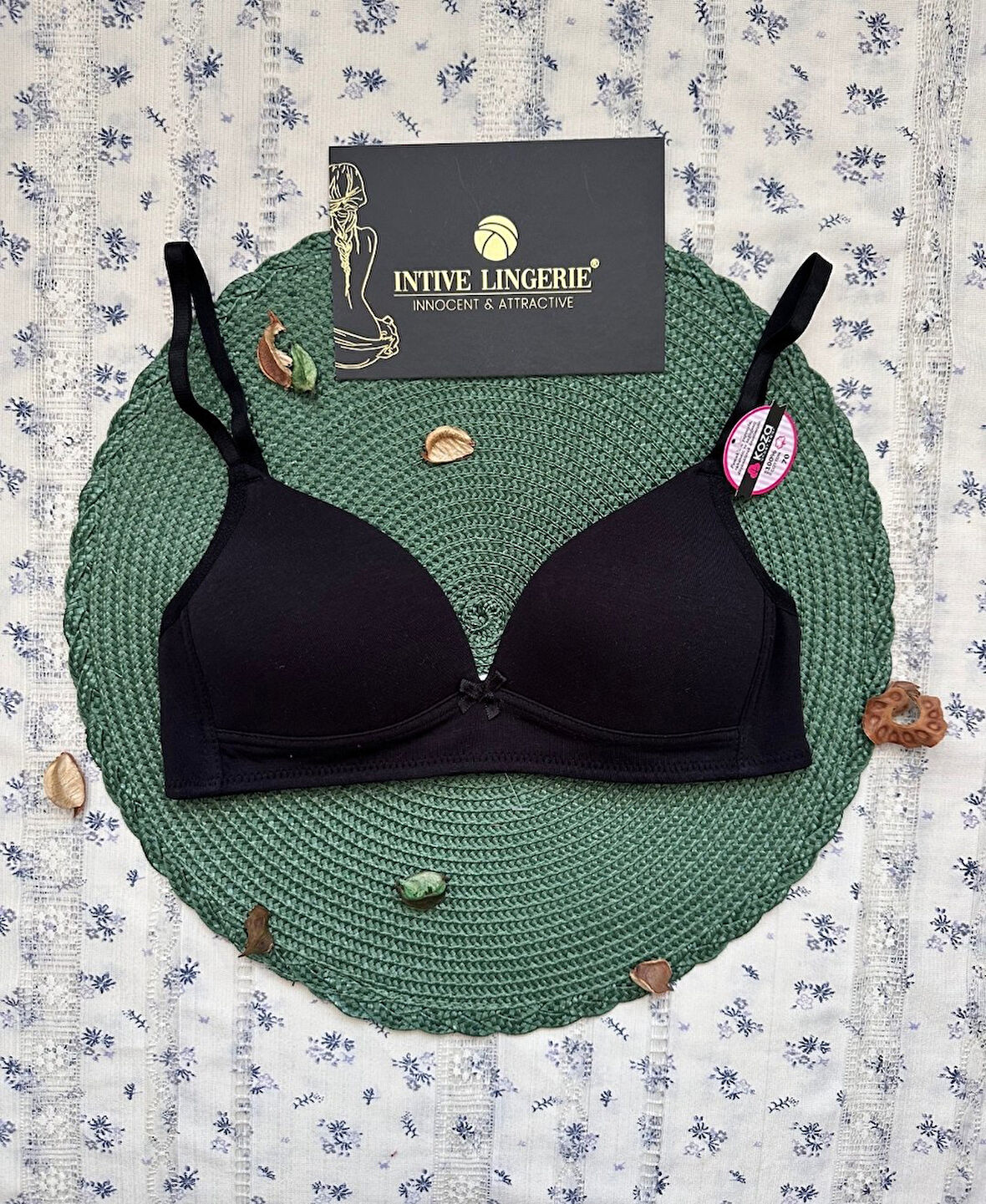 Koza %95 Pamuklu Balensiz İnce Askılı Genç Kız Tekli Alıştırtırma Küçük Beden Sütyen