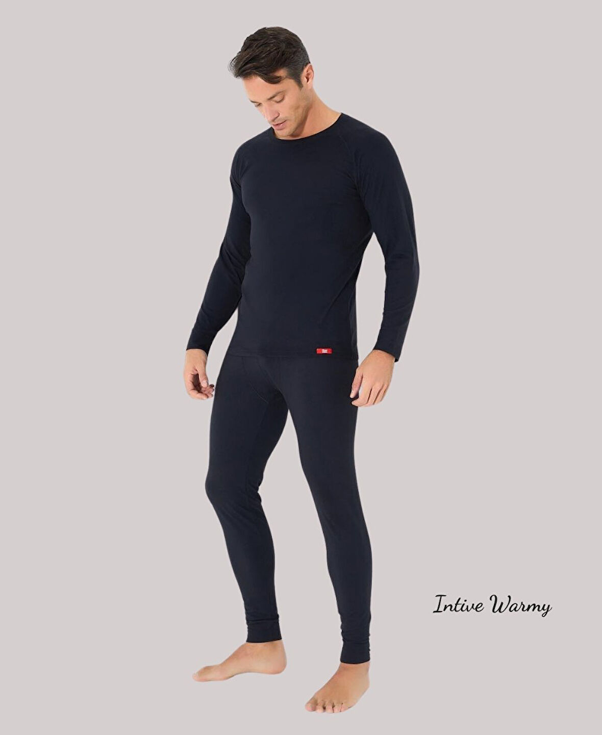 Jiber Erkek Siyah Kışlık Sıcak Tutan Uzun Termal Alt- Özel Paketleme-174