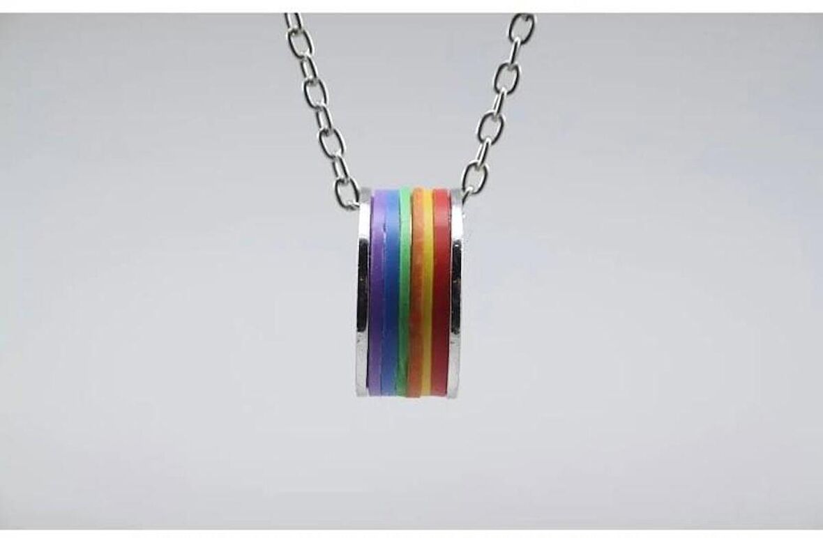Gökkuşağı Rainbow Yüzük Kolye 