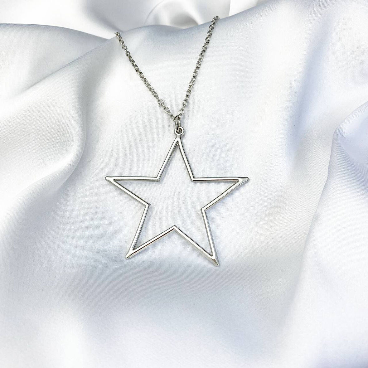 Silver Yıldız Kolye