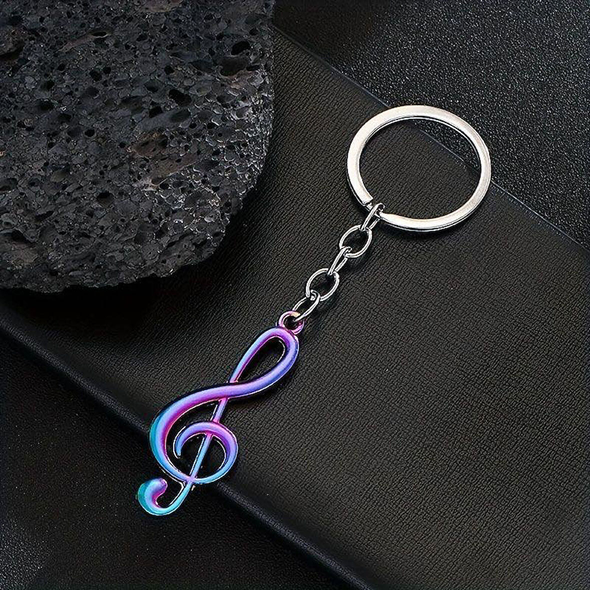 Sol Anahtar Melodi Bukalemun Renk Anahtarlık