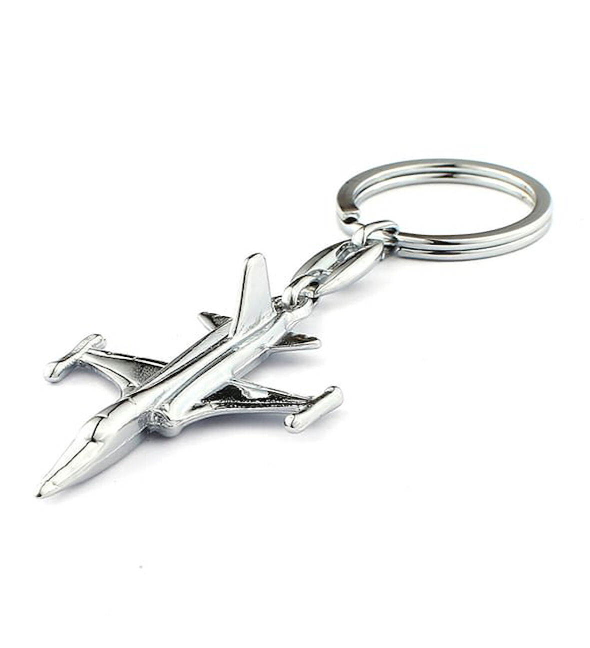 Savaş Uçağı Metal Anahtarlık Pilot Hostes