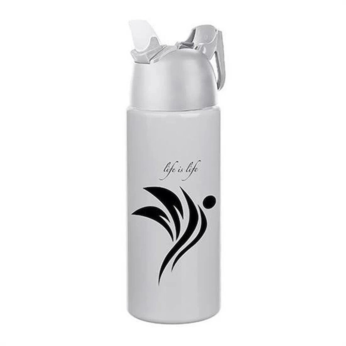 İpek Yıldızı® Kilitlenebilen Matara Güvenlikli Suluk Sporcu Matarası Spor Su Şişesi İçecek Şişesi 700ml