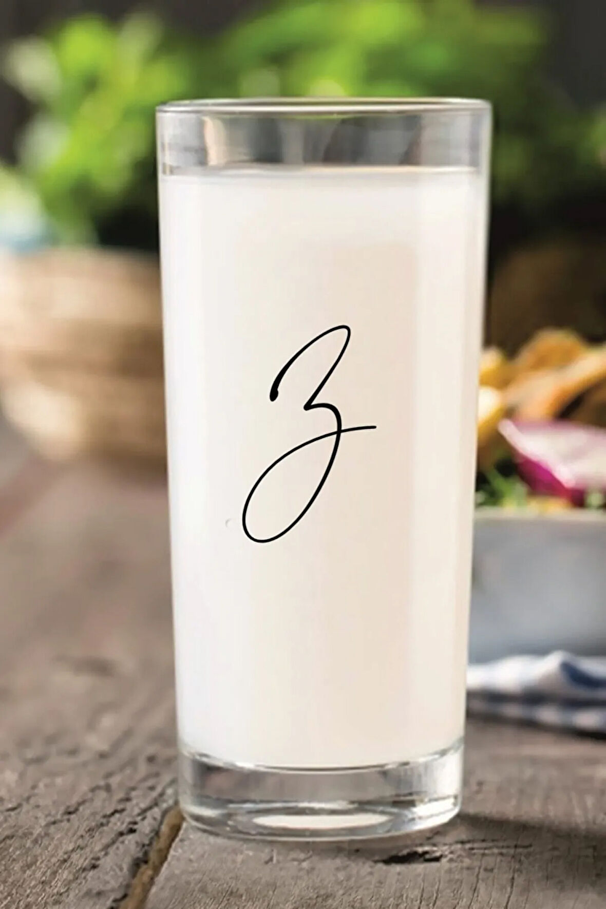 Z Harfli Rakı Bardağı