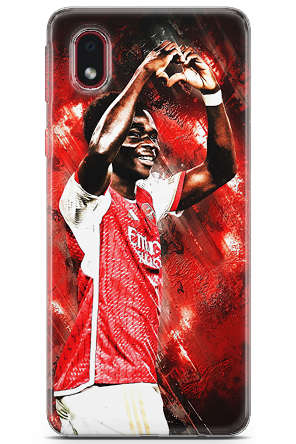 Samsung Galaxy A01 Core uyumlu Futbol 6 HD Koruma Bukayo Saka